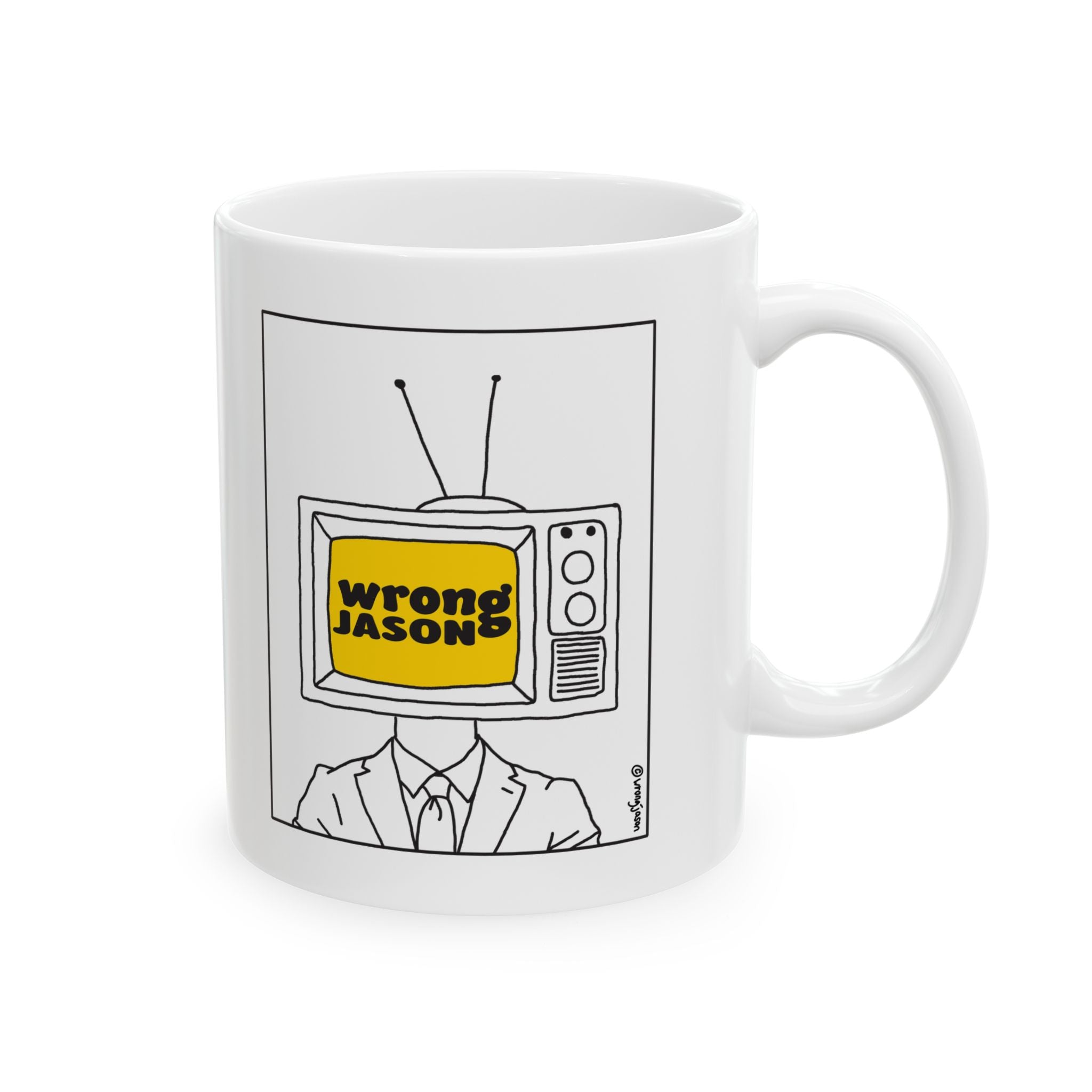 Wrong Jason TV Head Mug