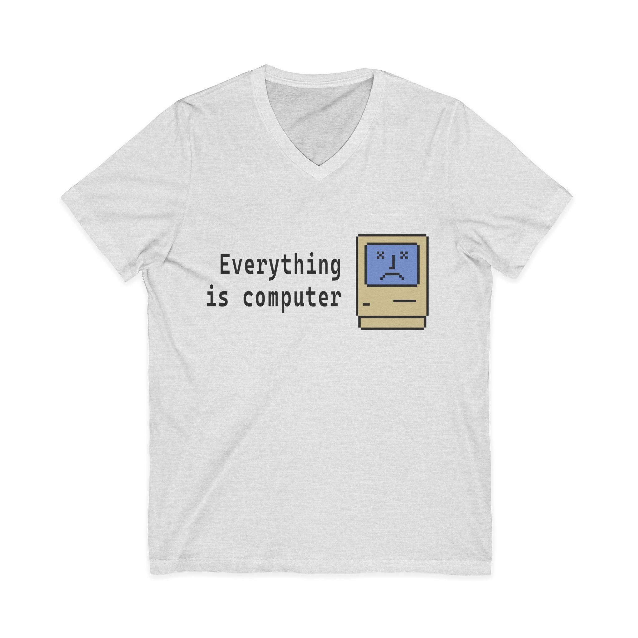 Everything Is Computer V-Neck Tee