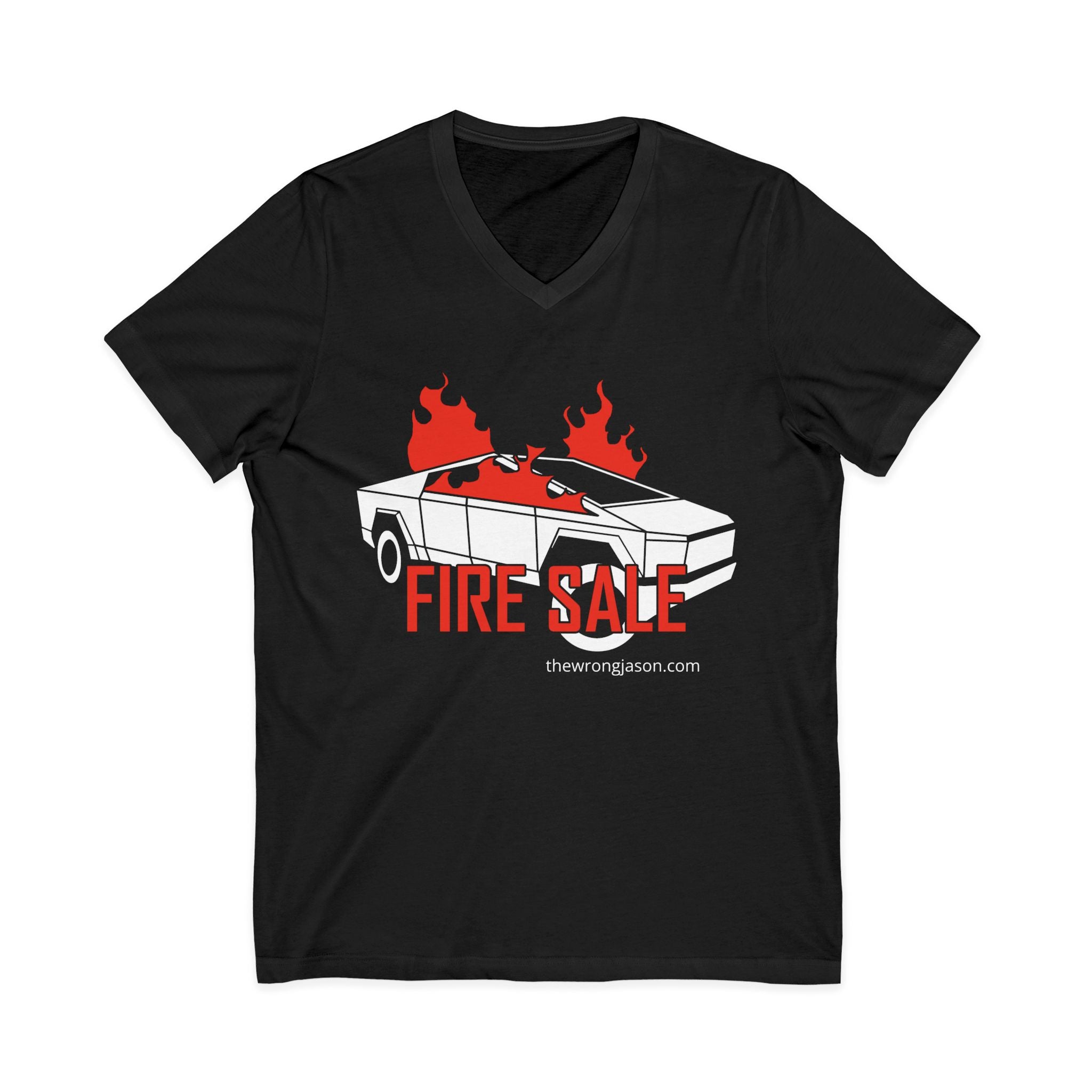 Fire Sale V-Neck Tee