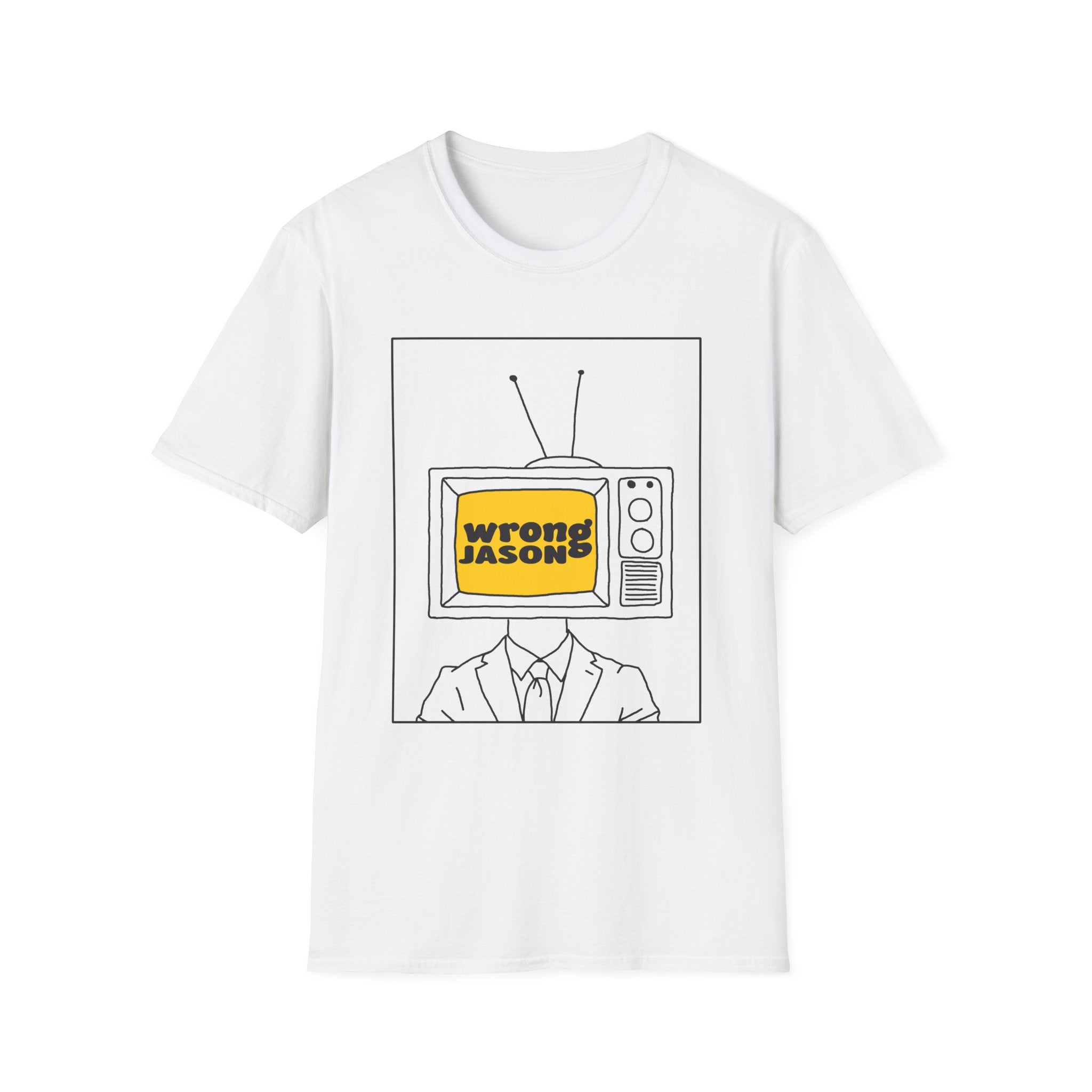 Wrong Jason TV Head Tee