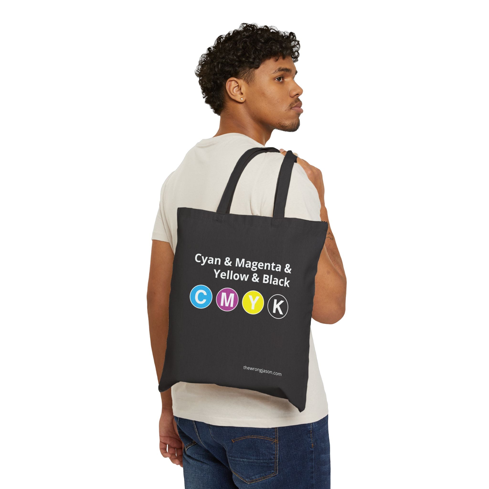 CMYK Tote Bag - Cyan & Magenta & Yellow & Black