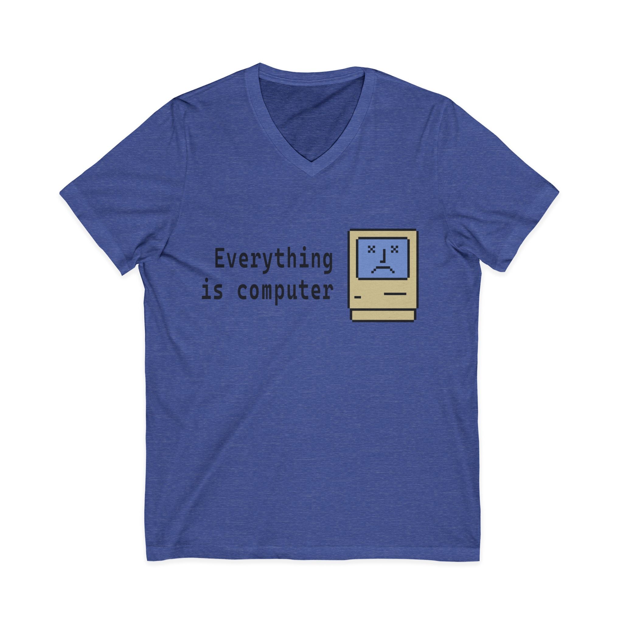 Everything Is Computer V-Neck Tee
