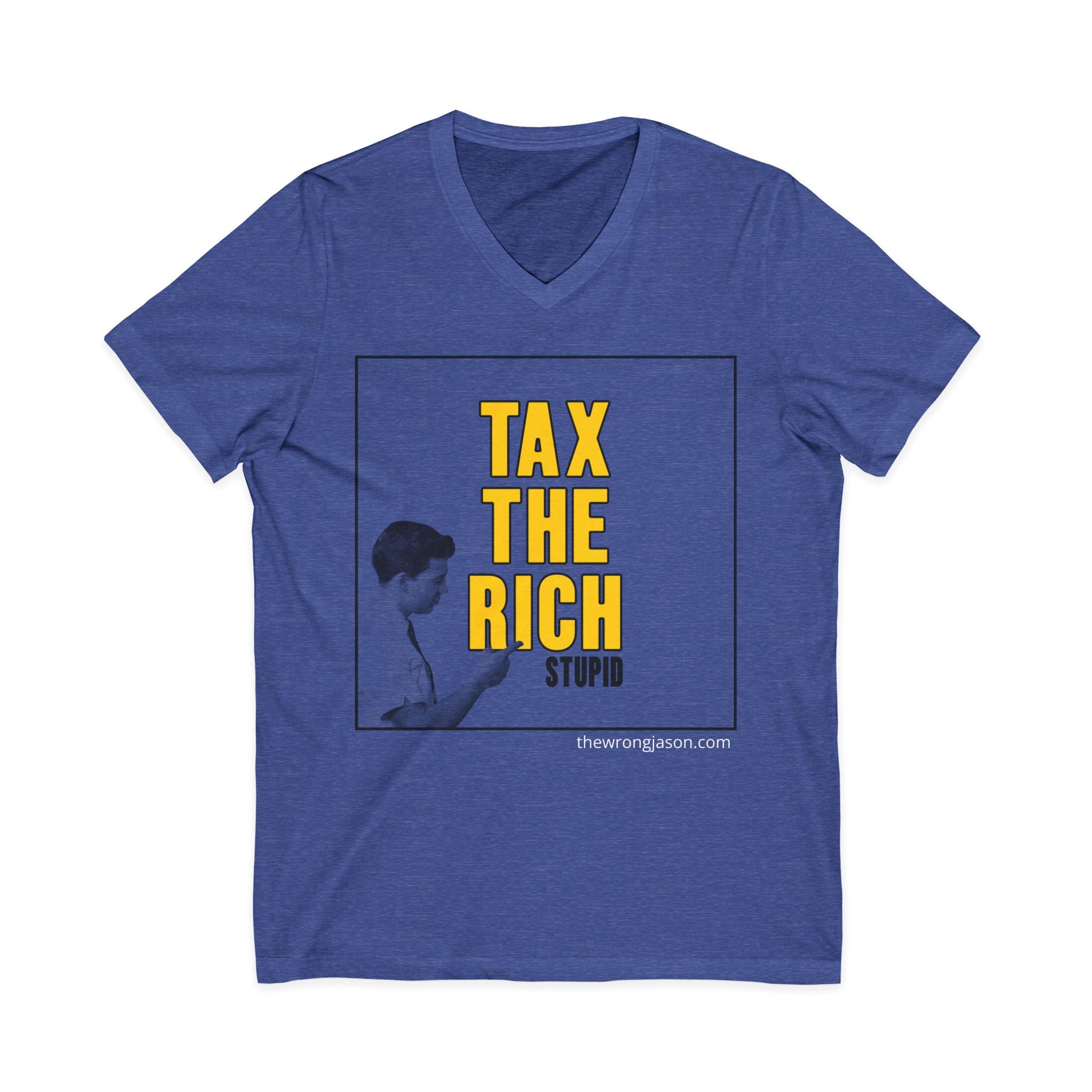 Tax The Rich V-Neck Tee