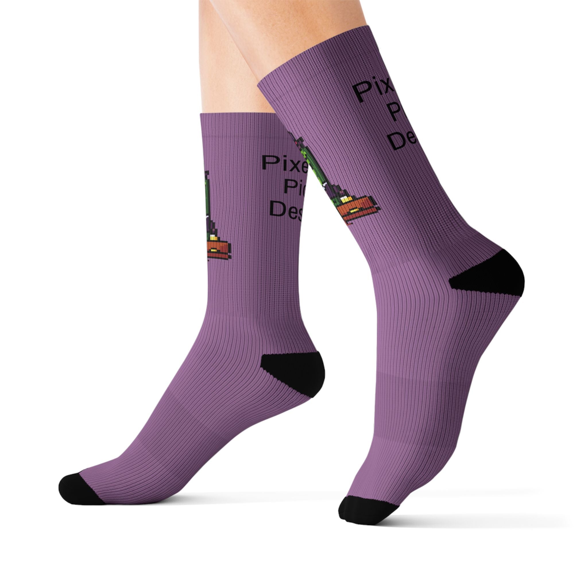 Pixelated Pickle Socks!
