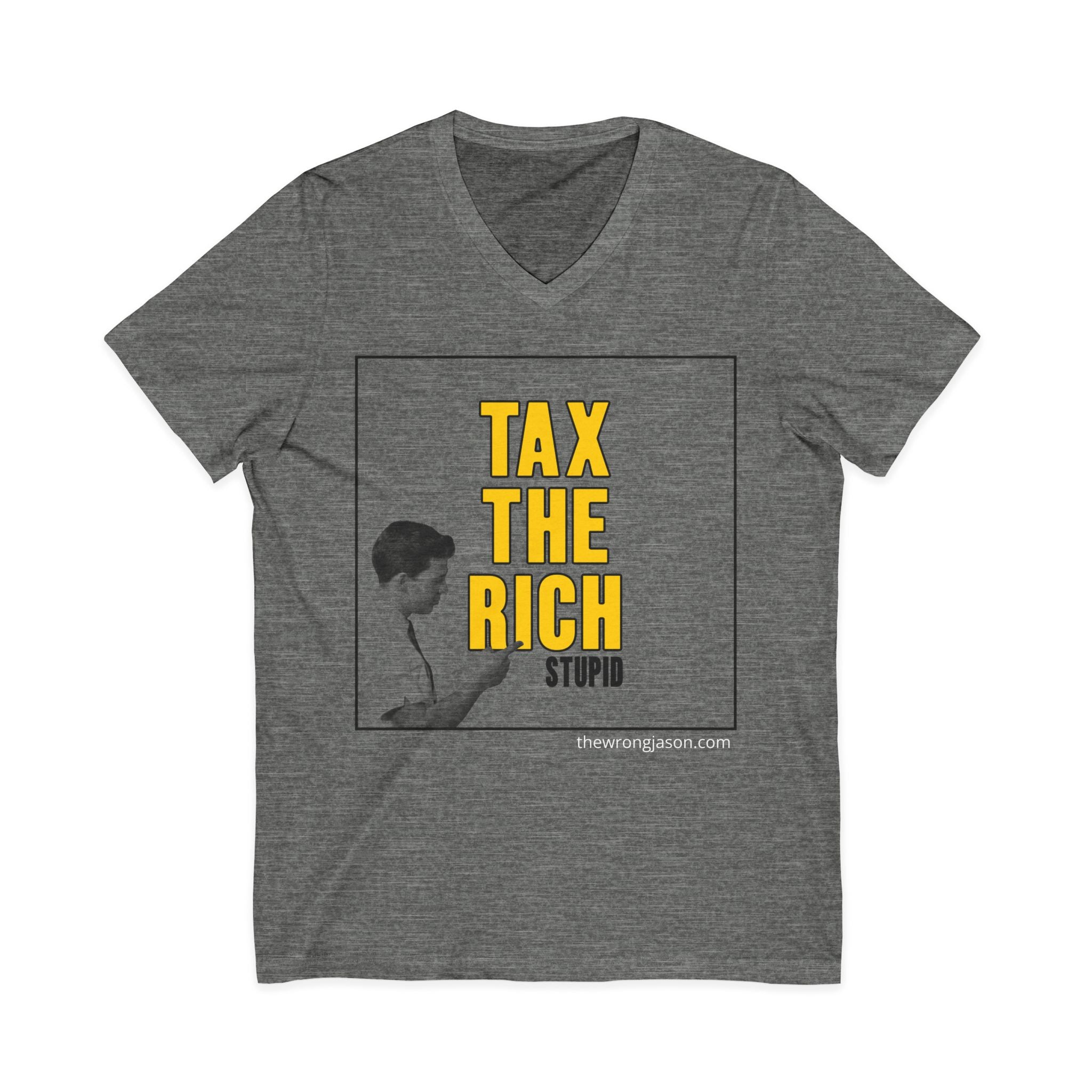 Tax The Rich V-Neck Tee