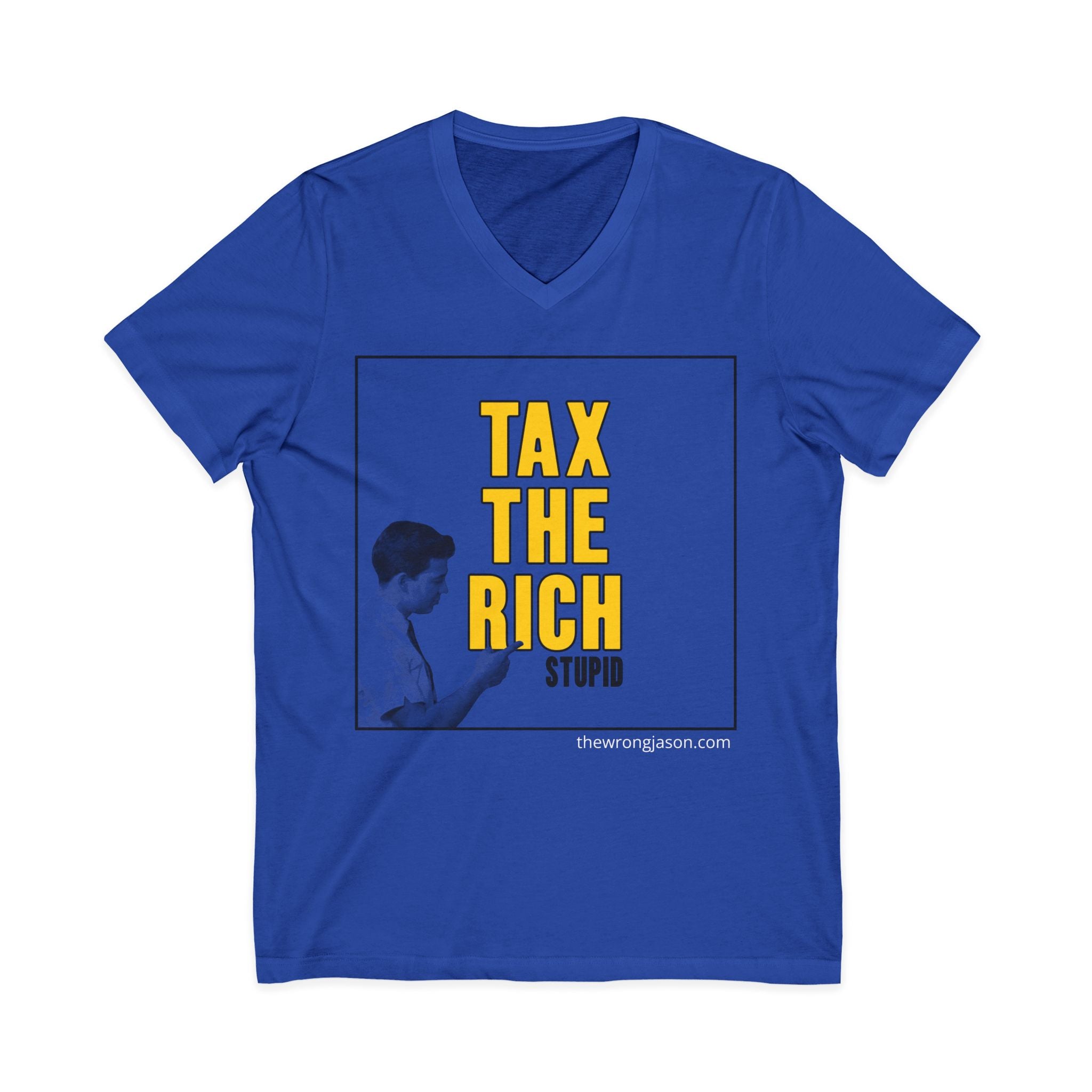 Tax The Rich V-Neck Tee