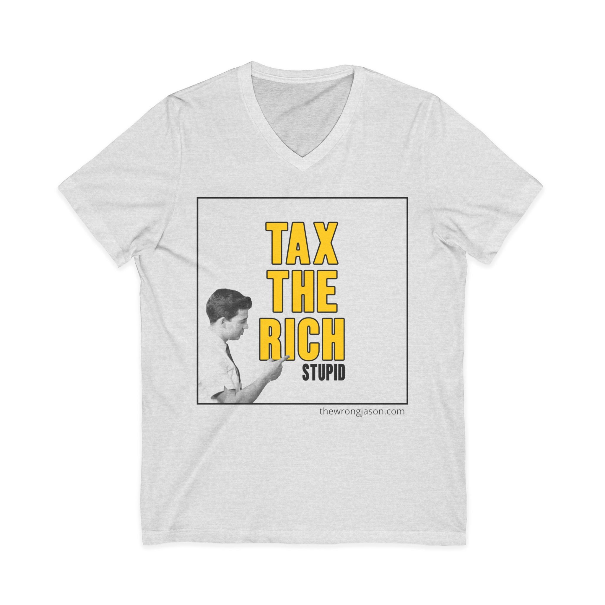 Tax The Rich V-Neck Tee