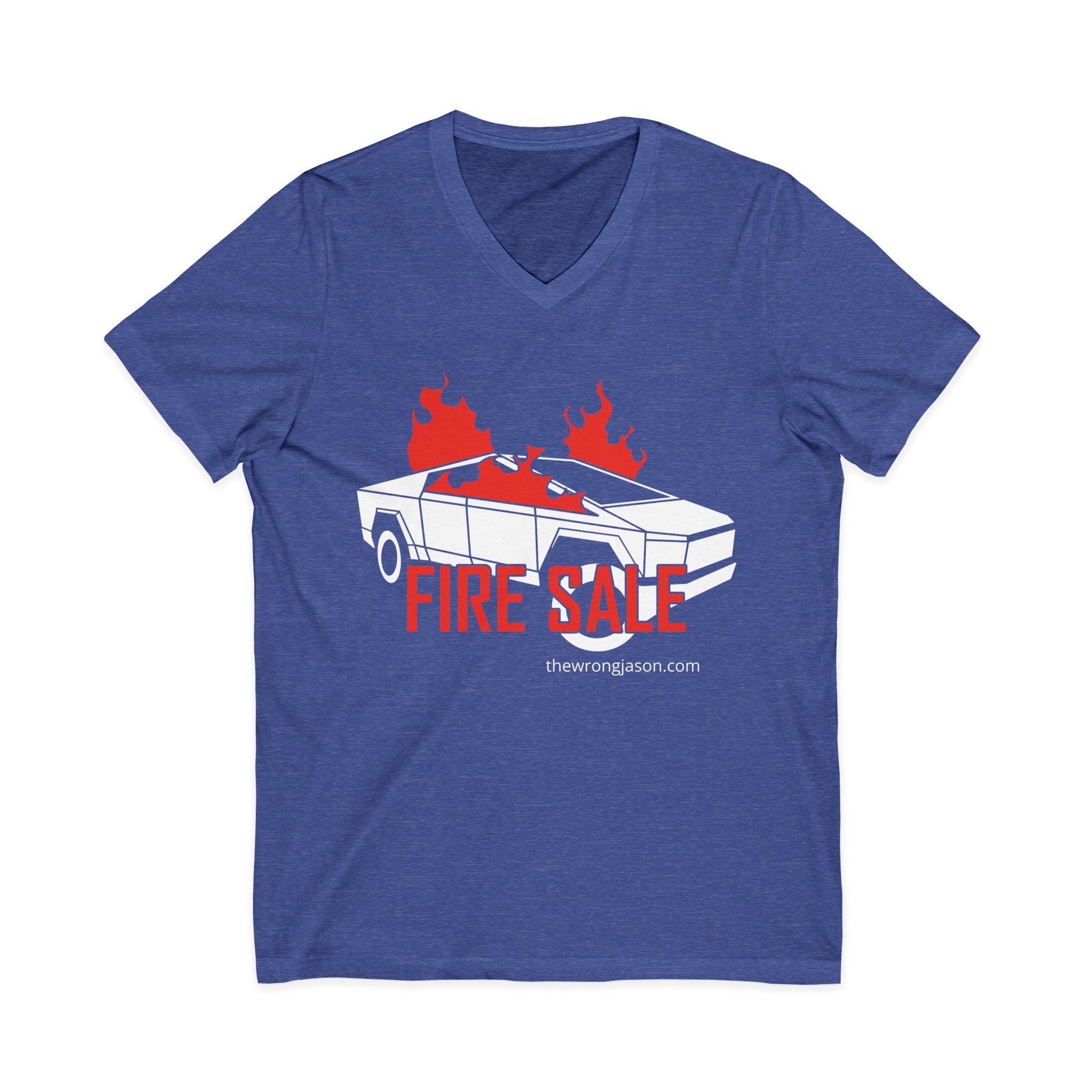 Fire Sale V-Neck Tee