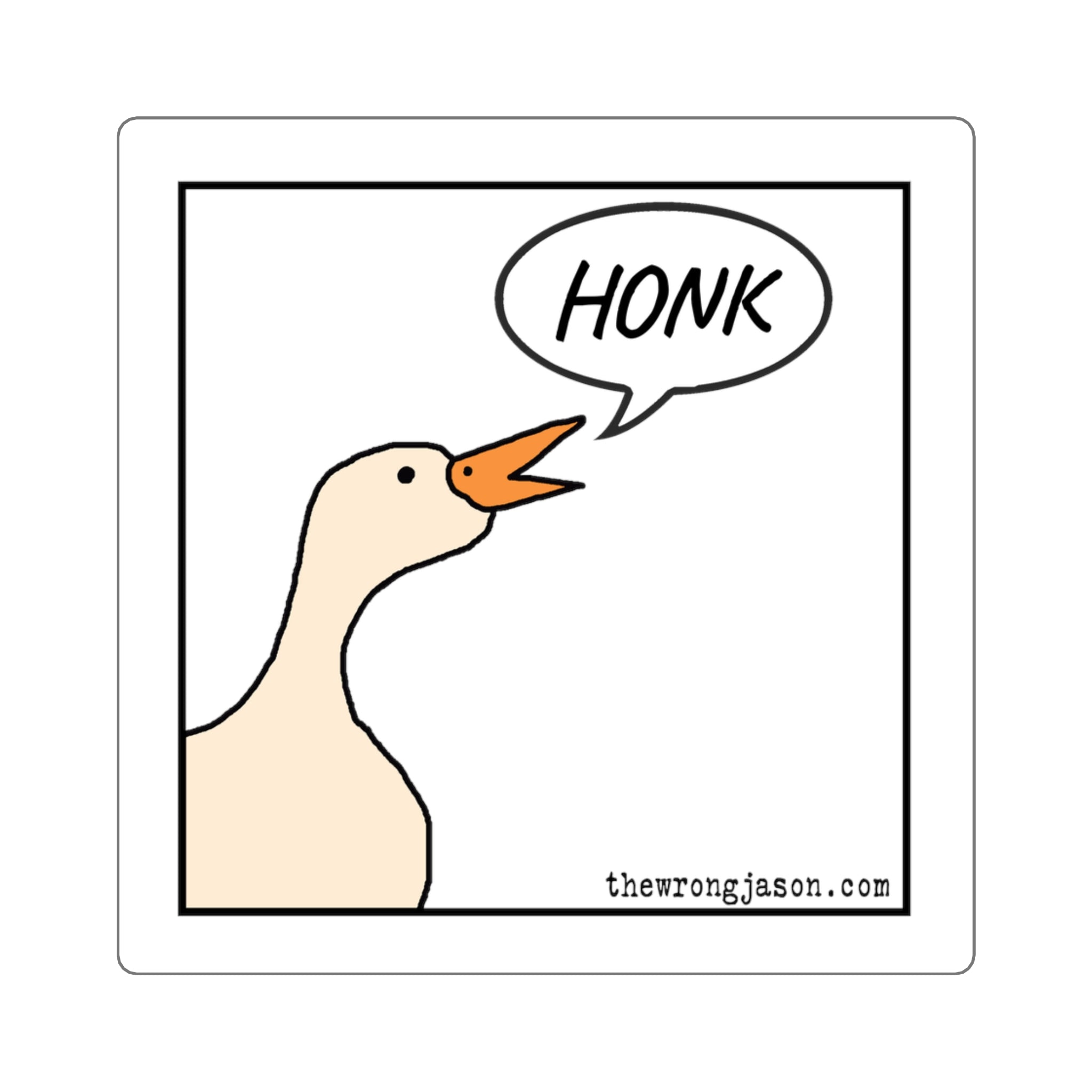 Goose Honk Sticker