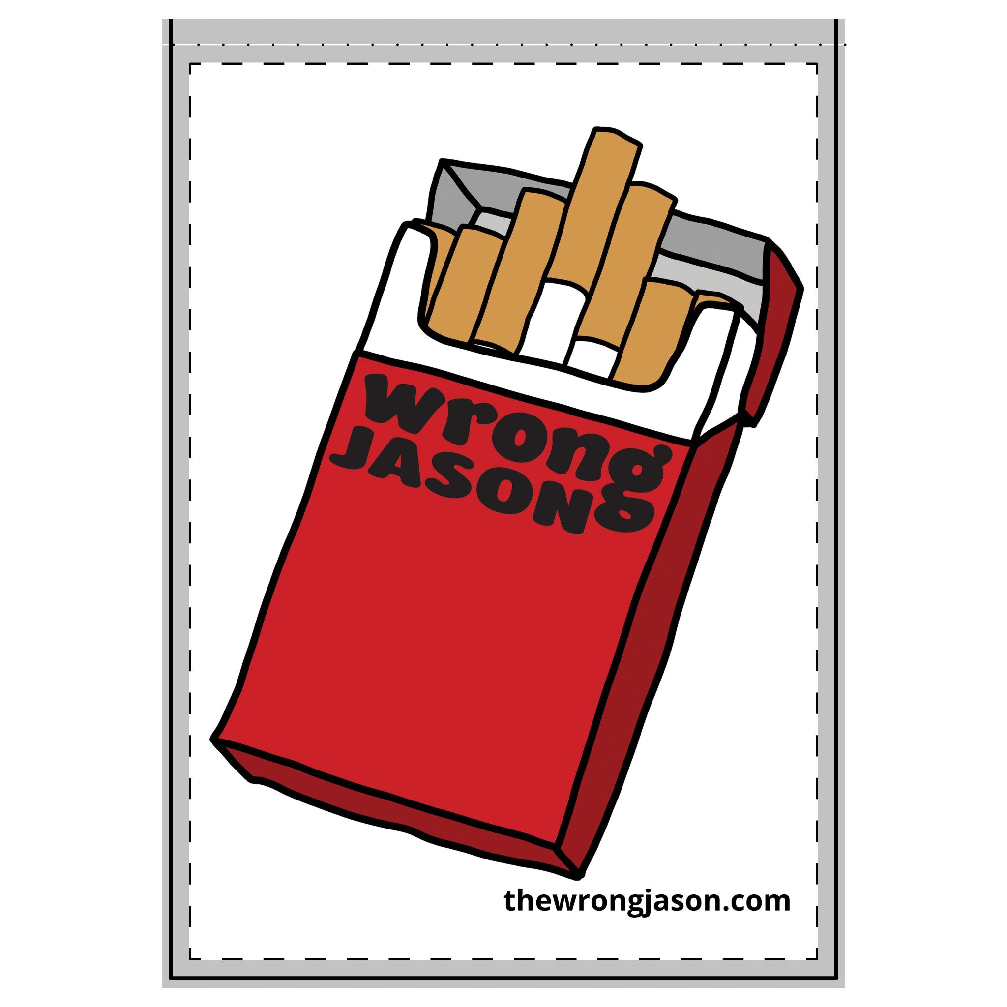 Wrong Jason Redpack Outdoor Flag