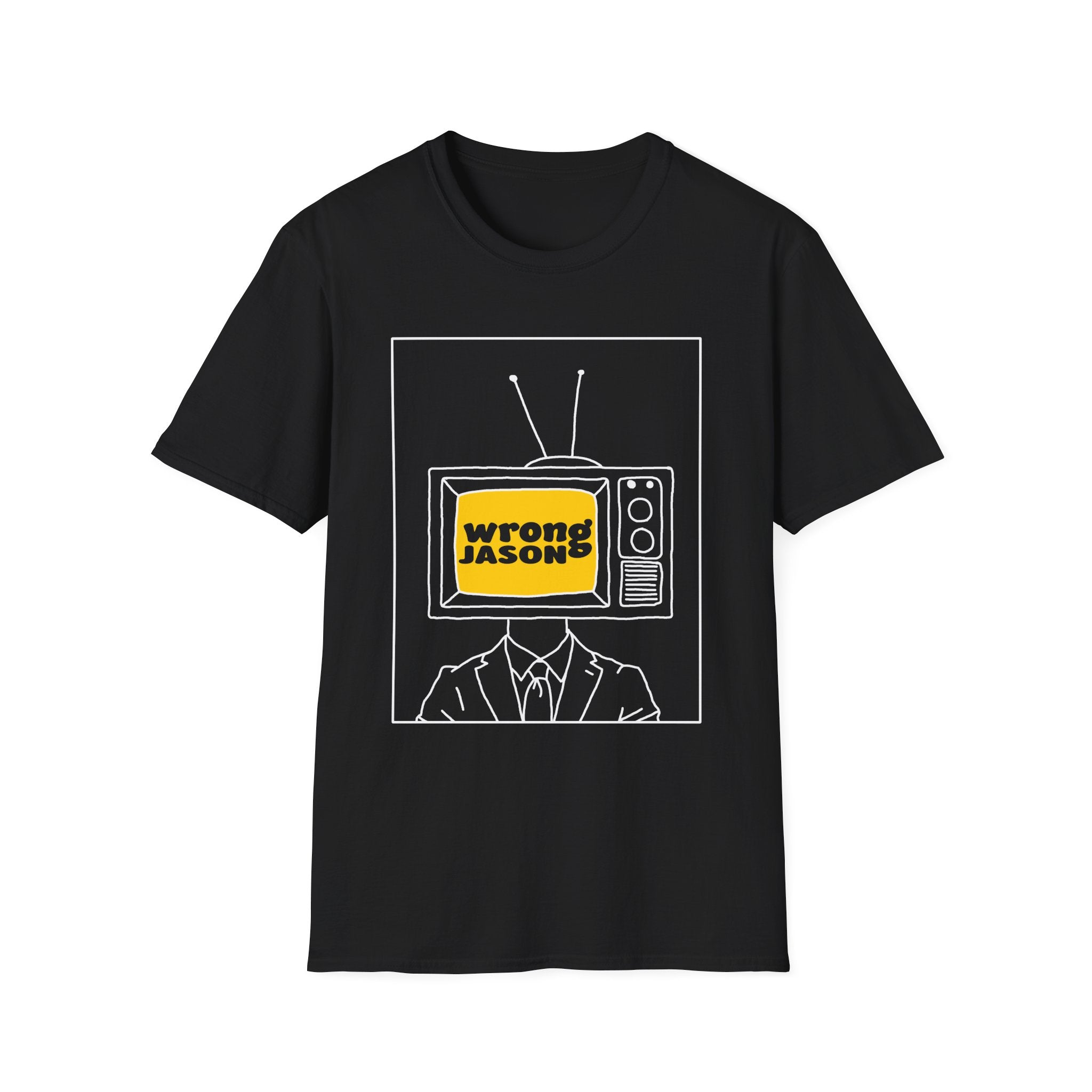 Wrong Jason TV Head Tee