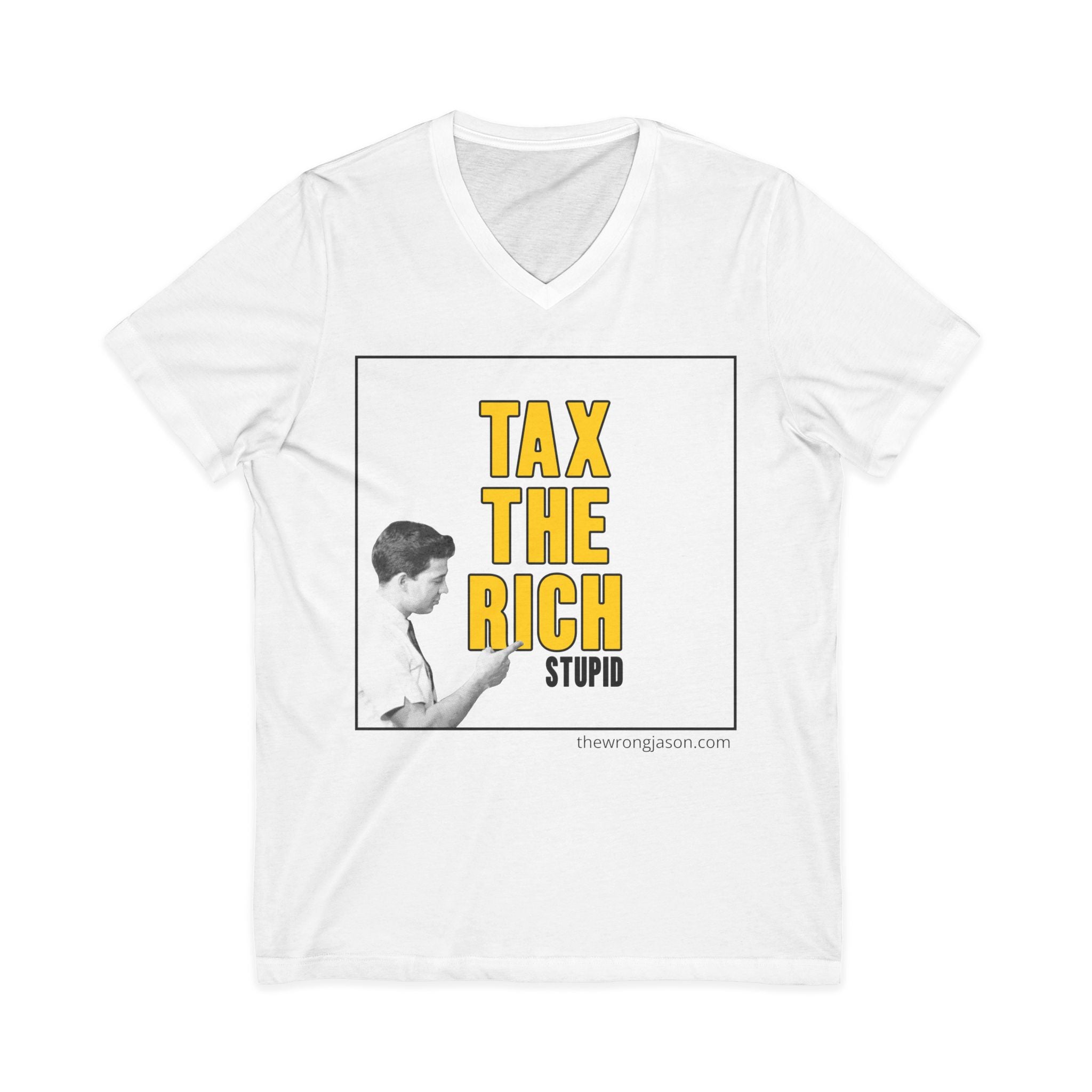 Tax The Rich V-Neck Tee
