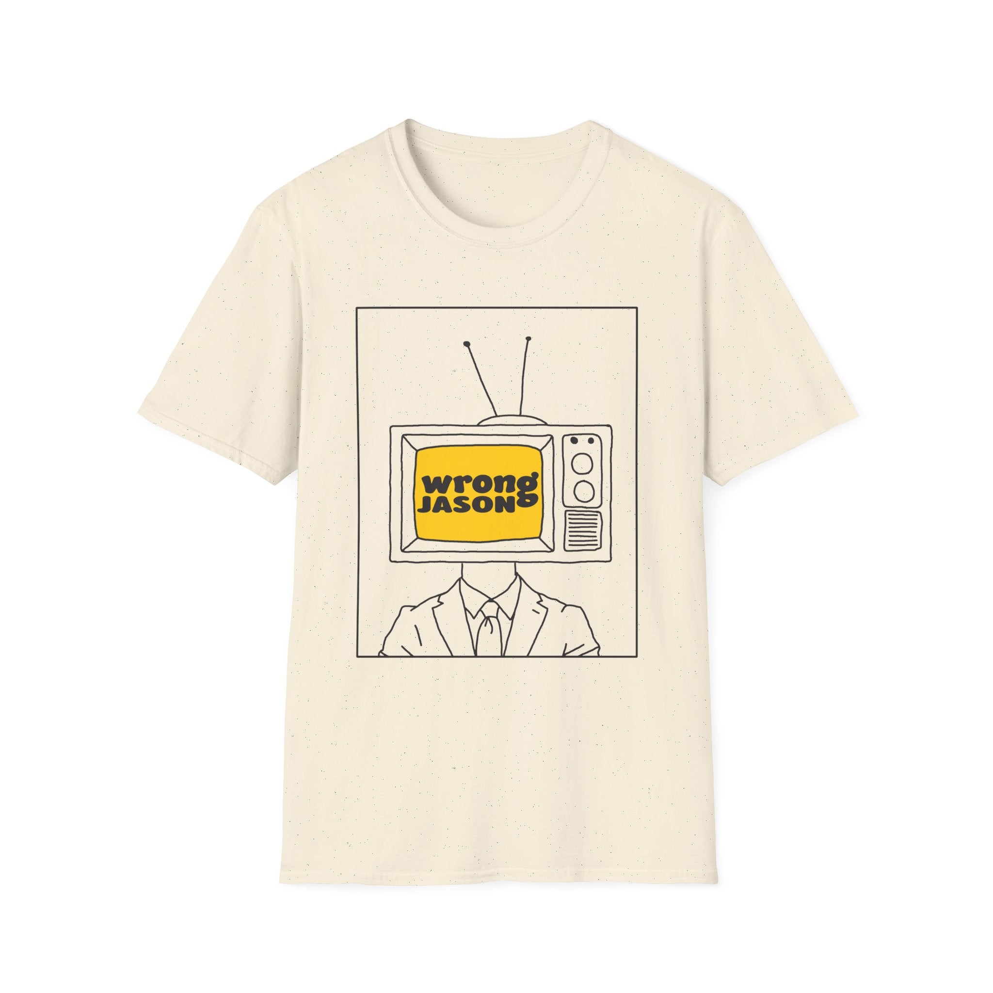 Wrong Jason TV Head Tee